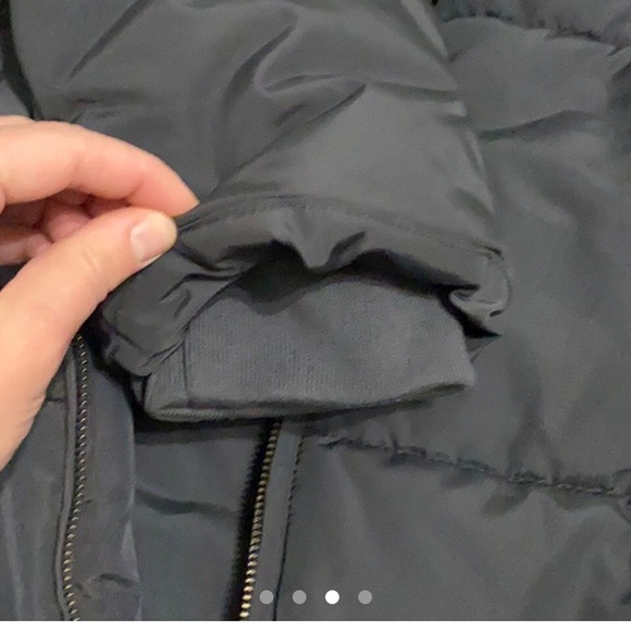 OAK + FORT Long Puffer Jacket - Picture 4 of 5